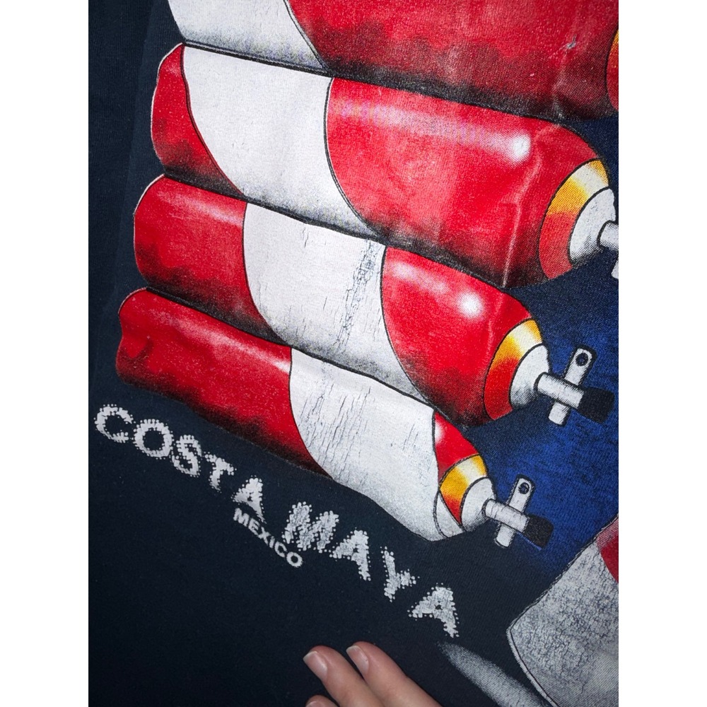 Costa Maya Mexico T Shirt Scuba‎ Diving Tank Graphic Tee - Picture 3 of 6